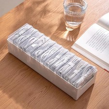 11 Box Cable Organizer Storage Box, Desktop Cable Management with Switch, Power picture