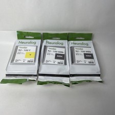 Neuralog NJ-100BK  130ml (2) And (1) NJ-100 Y Factory Sealed New picture