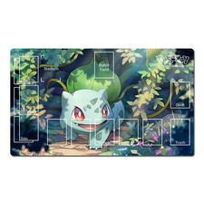Pokemon Duel Playmat Bulbasaur TCG CCG Pad Trading Card Game Mat Mousepad picture