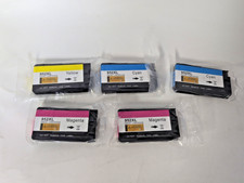 LOT OF 5 INKJET CARTRIDGE 952XL, 1 YELLOW, 2 CYAN, 2 MAGENTA - No Box picture