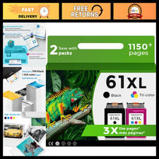 61XL Ink Cartridge Set - Compatible Black & Color for HP 5530, 4500 Printers picture