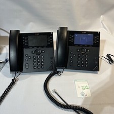 Lot of 2 Polycom VVX 450 Business IP Phone 12 Lines 2201-48840-001 picture