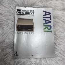 Vintage ATARI 810 Disc Drive Computer Owner's Guide User Manual 1981 Rare picture