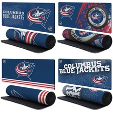 OFFICIAL NHL COLUMBUS BLUE JACKETS GAMING OFFICE DESK PC KEYBOARD MOUSE MAT PAD picture