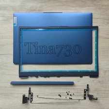 For Lenovo IdeaPad Slim 3 15IRU8 82X7 LCD Back Cover + Bezel + Hinge Screws Blue picture