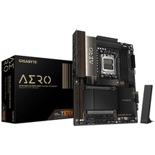 Gigabyte X870E AERO X3D Dark Wood Motherboard AM5 DDR5 PCIe 5.0 WiFi7 ATX PSU picture