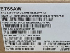 Zebra ET65 Rugged Tablet, Andriod, 5G WWAN, 8gb Ram, 128gb, ET65AW-ESQAGSK0A0-NA picture