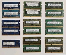 Lot of 17x Mixed 2GB Laptop RAM (15x PC3) & (2x PC3L) 34GB Total picture