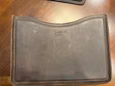 Lot of 3 Saddleback Leather Items - Laptop Sleeve, Rare Padded Camera Lens Roll picture