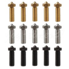 15Pcs M6 3D Printers Nozzles 0.4mm Replacement for Kobra Plus 1.75mm picture