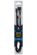 SMART Accessories Sleek 8-Pin Lightning Charge Sync Cable 3ft Black 7 Packs. picture
