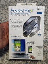 J5 Create Android Mirror Use Android w/ PC MODEL JUC600 NEW SEALED picture