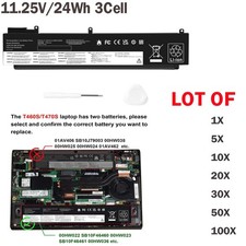 ✅LOT Battery For Lenovo Thinkpad T460s T470s 00HW022 00HW023 00HW024 11.25V 24WH picture