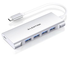 Lention USB C Hub With 4 USB 3.0 & Type C Charging picture