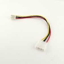 10x 4-Pin Male Molex to Floppy Drive 4-Pin Power Supply Adapter Cable Cord 20cm picture