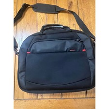 Samsonite Black Ballistic Nylon Laptop Messenger Bag Briefcase Travel Case picture