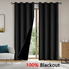 Solid Color 100% Blackout Curtains for Bedroom and Living Room picture