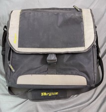 Targus Laptop Messenger Bag Black Gray Padded Shoulder Strap picture