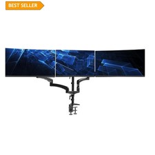 Heavy Duty Triple Monitor Mount - Supports 17