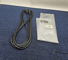 (QTY 7) C2G #20941 Power Cable 18 AWG - 15 ft. / 4.6 m. C13/C14 3 Pin Connector picture