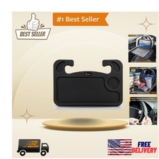 Compact Multi-Purpose Car Steering Wheel Tray & Laptop Desk - Modern Design picture