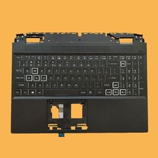 For Acer Nitro 5 AN515-58 Palmrest w/ Backlit Keyboard White Keys 6B.QFMN2.001 picture