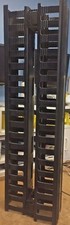 Lot (QTY 2) - Leviton 4980L-VFR Vertical Front and Rear Cable Management picture