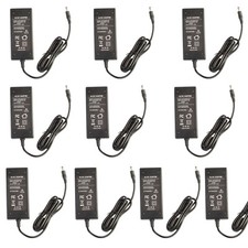 lot of 10pcs  9v 45w AC adapter 5A to DC 5.5mm x 2.1mm plug picture