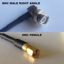 RG316 BNC MALE ANGLE to SMC FEMALE Coaxial RF Cable USA-US picture