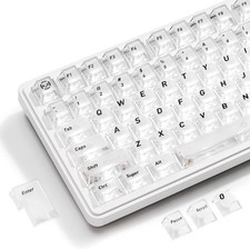 HITIME XVX Purple Clear Keycaps 119 Keys Cherry Profile MX Mechanical picture