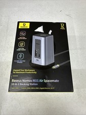 Baseus Nomos NU1 Air Spacemate 12-in-1 USB-C Dock Dual 4K 100W PD picture