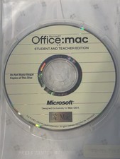RARE Microsoft Office: Mac v. X for OS X picture