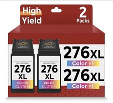 ⁠2-Pack CL-276XL Color Ink Cartridge for Canon PIXMA TR4720 TS3520 TS3720 picture