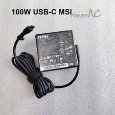 Genuine MSI 100W Power Supply for Prestige 13 14 15 16 Evo Laptop Fast Charging picture