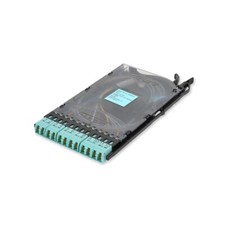 Corning EDGE-CS12-AD-P00QE 12 Fiber LC Duplex Splice Cassette 50 µm MM (OM4) picture