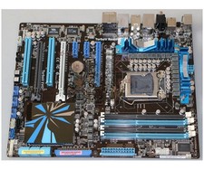 Motherboard For ASUS P7P55D DELUXE LGA 1156 P55 DDR3 VGA+DVI+HDMI Tested picture