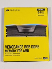 Corsair Vengeance RGB 64GB 2x32GB DDR5 6000 CL40 XMP Black picture