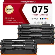 5-Pack Toner Megain 2-Black+Cyan+Magenta+Yellow With Chip BN 075 Compatible picture