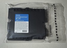 Genuine Ricoh GC21 C Cyan  Ink Cartridges GX3000 GX5050n picture