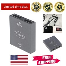Compact USB C Female to Dual USB C Female Adapter - Fast Data Transfer Capable picture