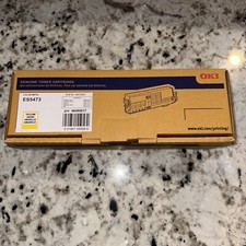 Okidata OKI ES5473 Yellow Toner Cartridge Genuine 46490617 picture