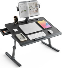 Laptop Desk for Bed XXL with Adjustable Height and Angle, Ultra Sturdy picture