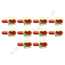 10 Leviton Ivory Quickport Fiber Optic ST Connector Jacks Phosphor Bronze 41084 picture