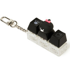 Cute Kakao Friends Black Chunsik LED Keycap Figure Keychain MX Keyboard Korea picture