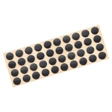 Round Mouse Feet Pads 0.7mm for Gaming Mouse Feet Replacement Black 40 Pcs picture
