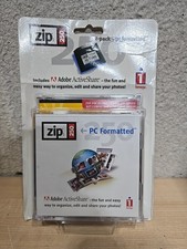 Iomega Zip Disc 250 MB 2 Pack PC Formatted Adobe ActiveShare Brand New Sealed picture