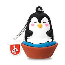 32GB USB Stick Cute Flash Drive Penguin Shaped Memory Stick Novelty USB Drive... picture