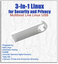 Tails OS Kali Linux CAINE Multiboot Live Boot USB for Security & Privacy picture