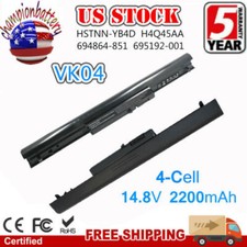 VK04 Battery for HP Pavilion Touchsmart 14-b109wm 15-B14 Sleekbook 695192-001 US picture