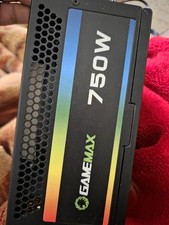 GAMEMAX 750W Fully Modular ARGB Power Supply, ATX3.0 & PCIE 5.0, 80 Plus Gold Ce picture